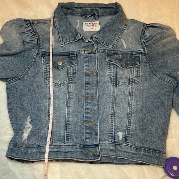 Tinseltown Black Denim Women's Jacket - Picture 8 of 8